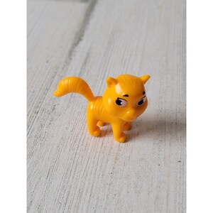 Orange tabby cat mini kitten pet doll accessory