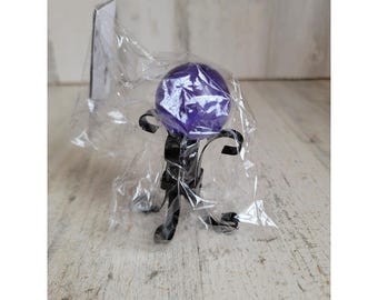 Halloween miniature purple crystal ball village accessory magic Craft unique