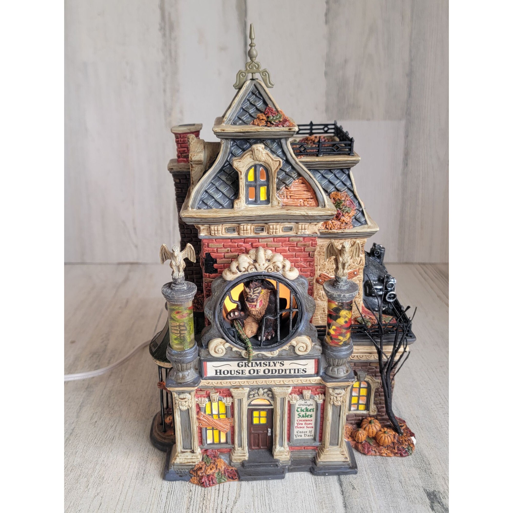 Dept 56 799935 Grimsly's House of Oddities Snow Village Accessory Halloween  - Etsy, image size:2000x2000