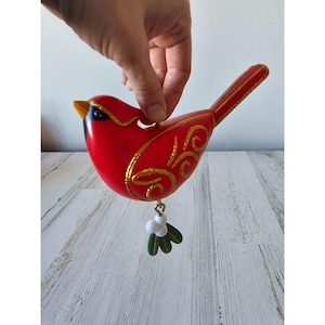Hallmark large Cardinal ornament outdoor Xmas tree