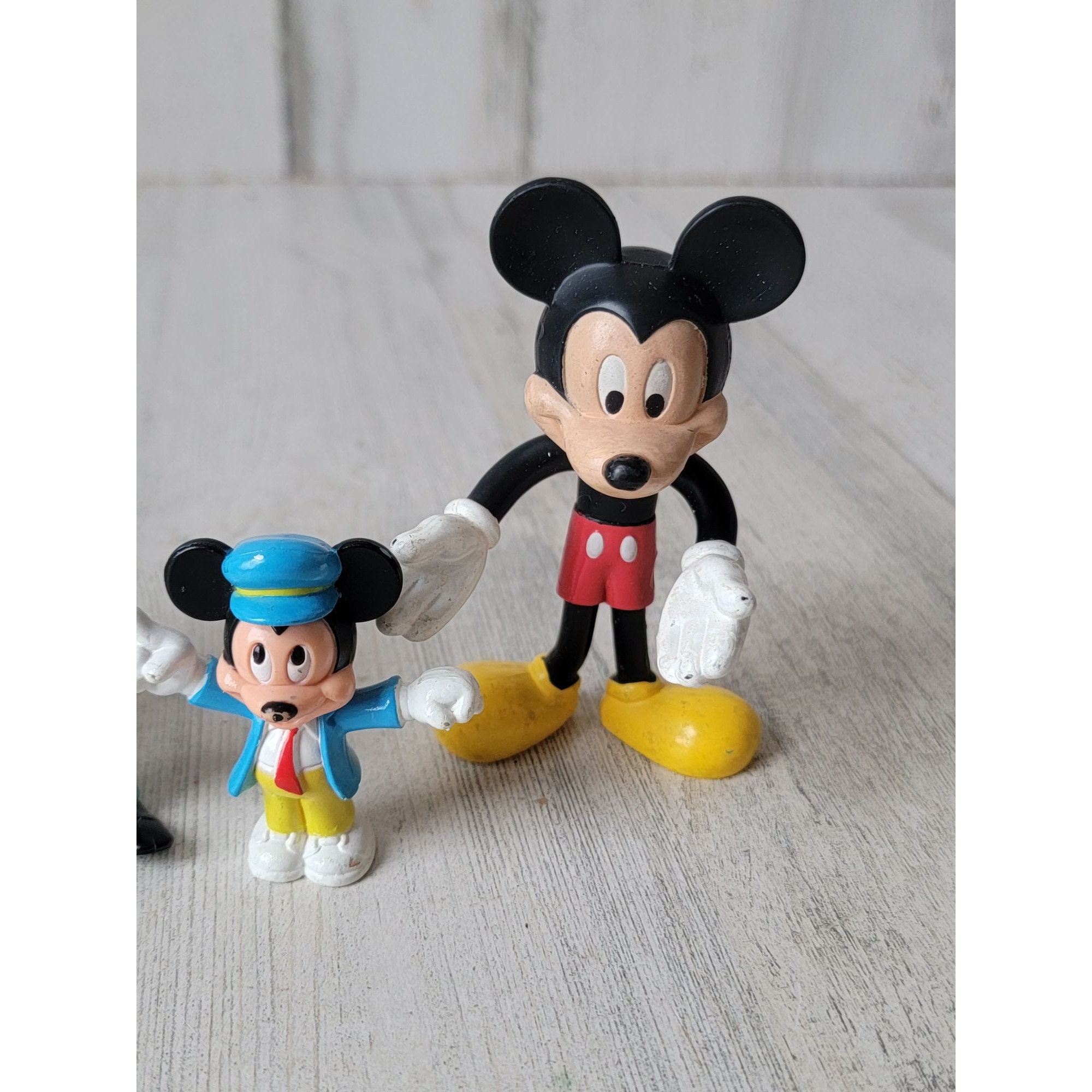 Mickey Mouse Train Conductor Goofy Set Play Disney Toy Figure - Etsy