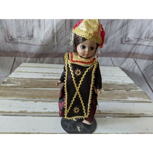 Vintage Madame Alexander INDONESIA Doll 7″ International Series Asian Doll 579