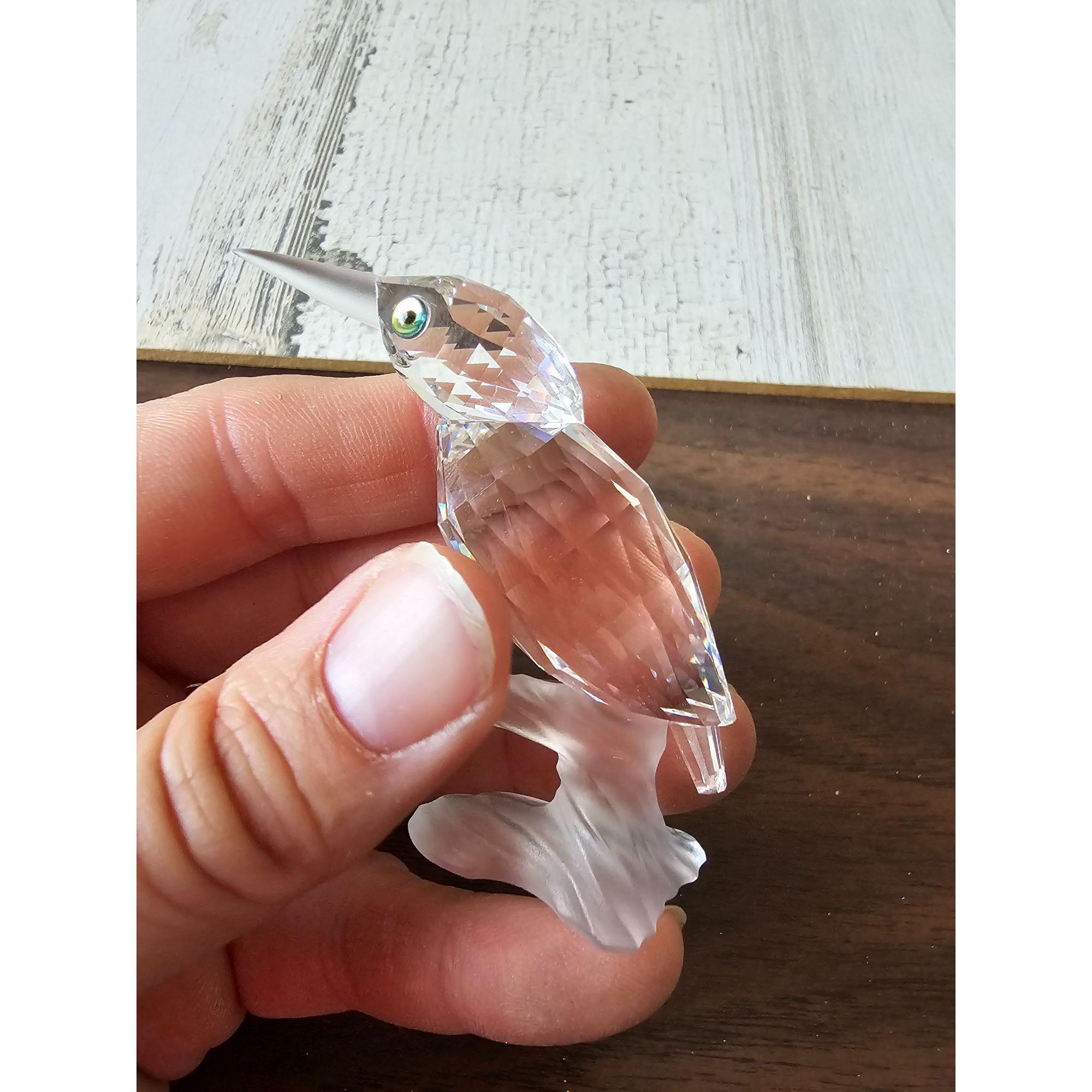 スワロフスキー カワセミ 鳥 クリスタル フィギュア 像 - Etsy 日本