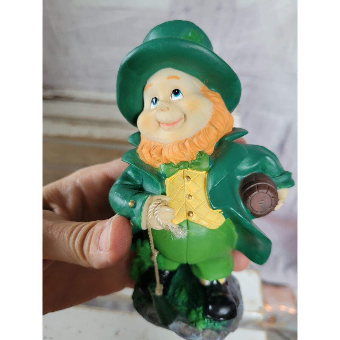 Greenbrier leprechaun St Patrick's Day figurine statue Etsy