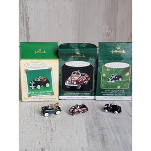 Hallmark miniature murry buggie Kiddie car ornament Xmas