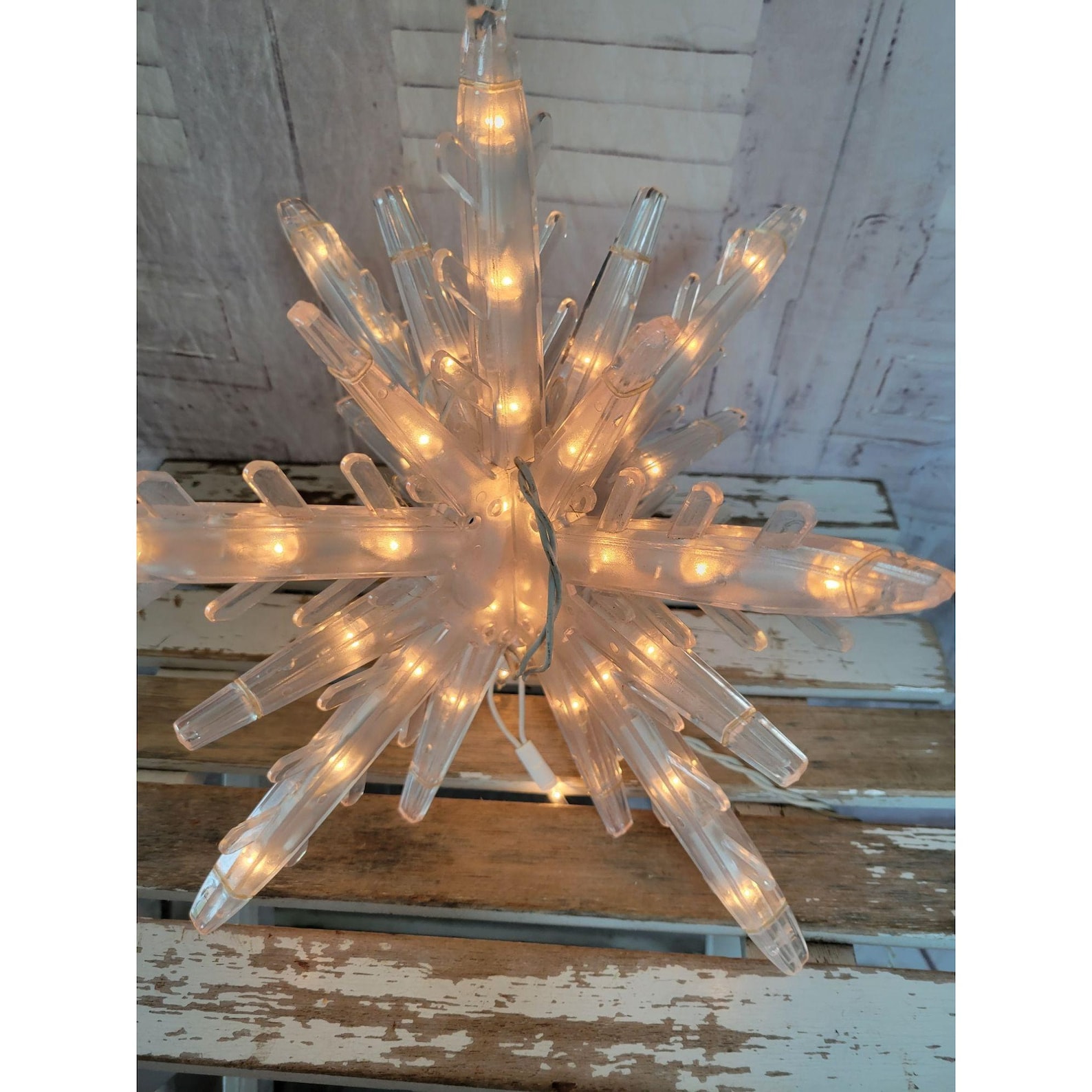 Light up large outdoor snowflake Xmas lawn decor Etsy