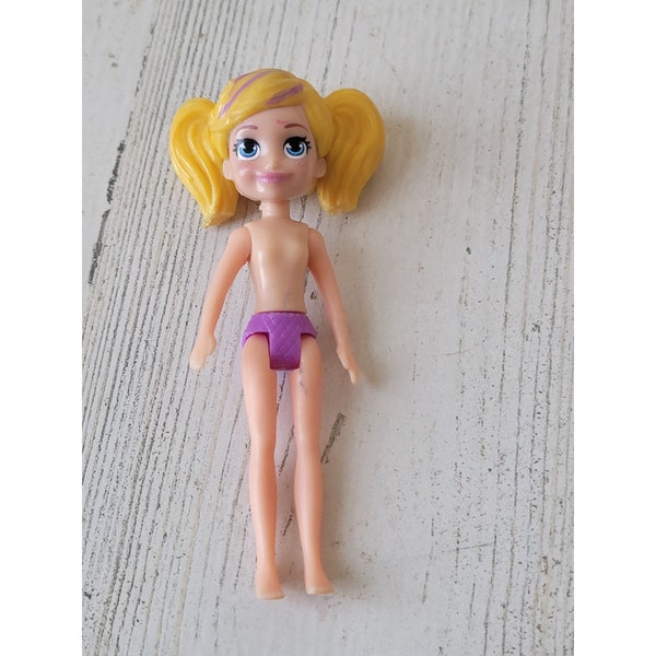 Mattel blonde pigtail mini doll toy figure accessory girl