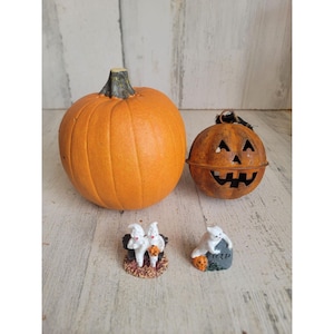Halloween variety set pumpkin ghost figure home decor