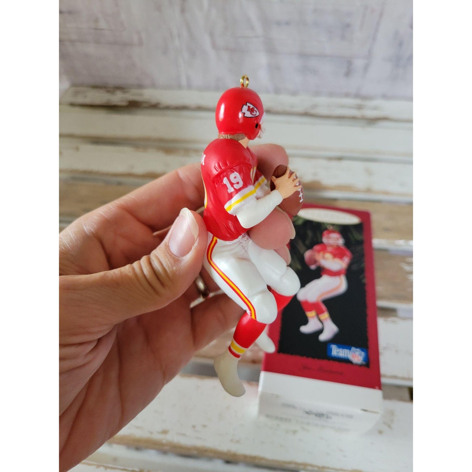 Joe Montana Christmas Ornament 
