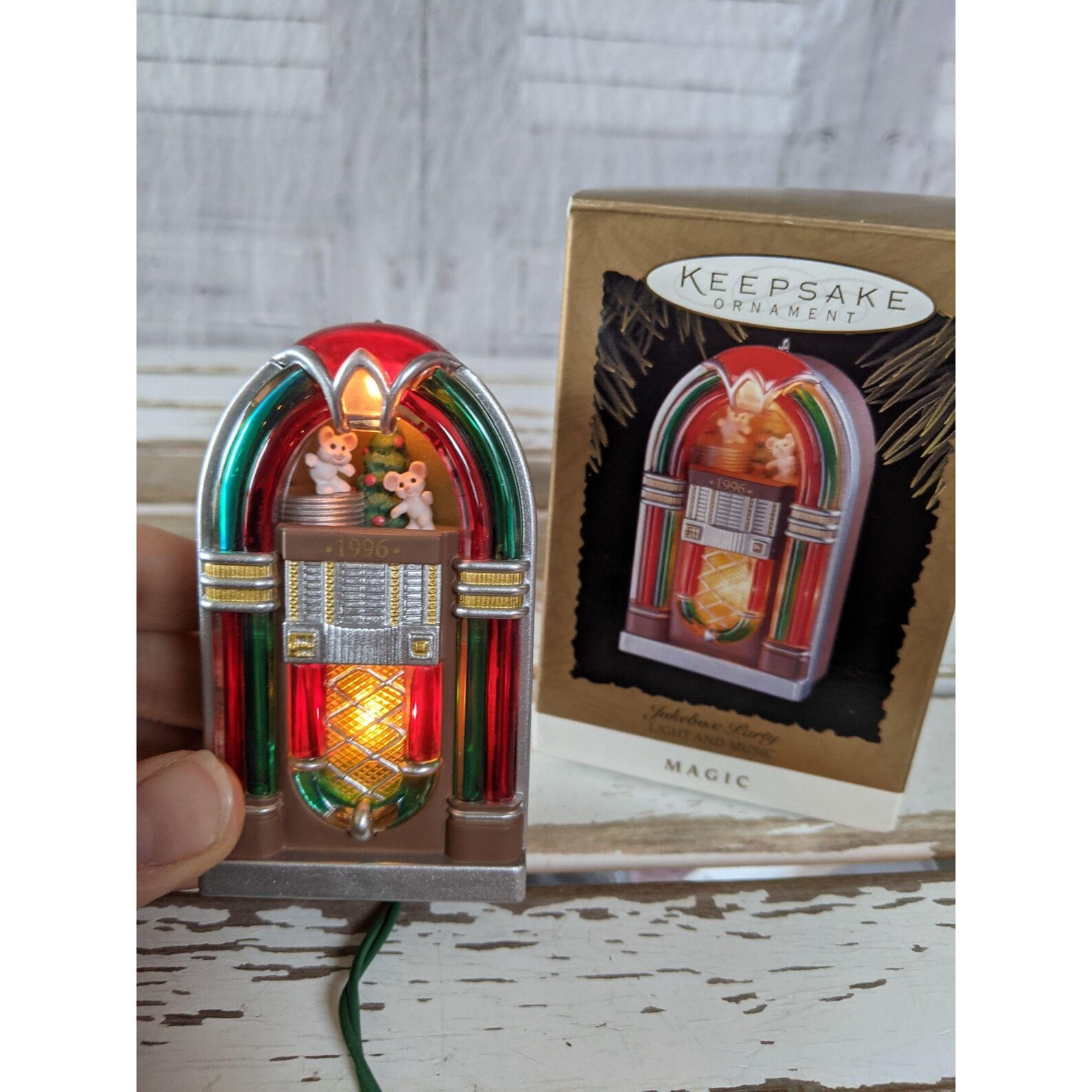 Hallmark jukebox party 1996 ornament Christmas holiday tree Etsy