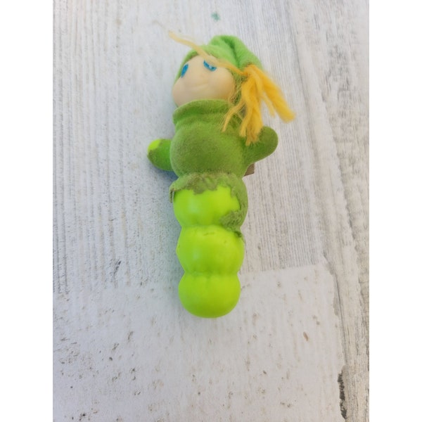 Hasbro mini AS IS green caterpillar baby toy figure