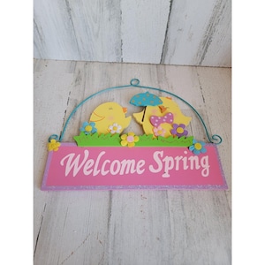 Pasen Welkom lente kuiken april douche hangend decor