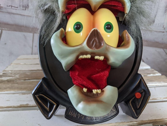 Gemmy Goblin Ghoul Gremlin Animated Picture Frame Rare Etsy Australia