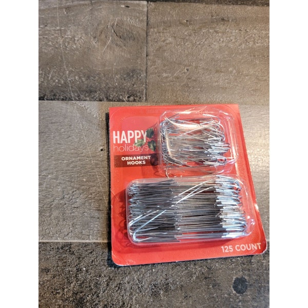 600 Pack Christmas Ornament Hooks - Silver Xmas Ornament Hangers