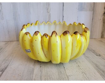 Vintage 1988 fitz Floyd banana large fruit unique