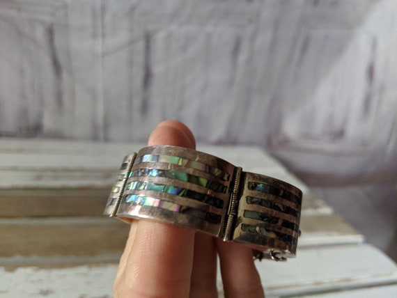 Rancho alegre bracelet mother of pearl vintage wo… - image 4