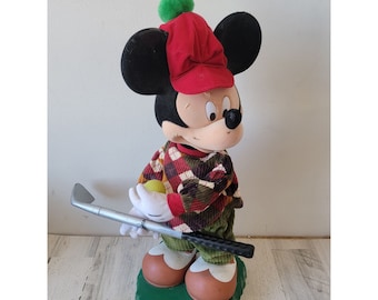 Jultomtens bästa Musse Pigg i befintligt skick golf golf animerad motionette sport