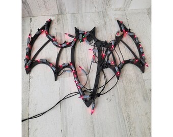 Impact Plastics 1999 świecący nietoperz dekoracja na Halloween