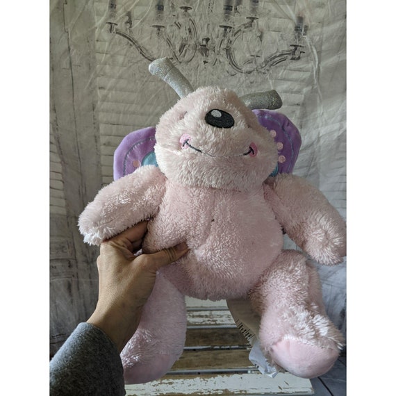 Silver One Butterfly Plush Toy Kids Large Stuffed Animal Etsy Canada