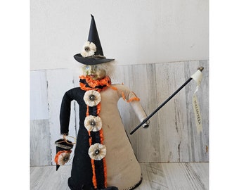 Bethany Lowe witch Halloween large decor as is