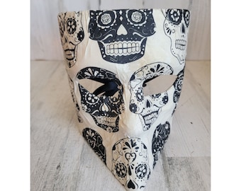 Unique Day of the Dead mask masquerade Halloween costume hanging decor