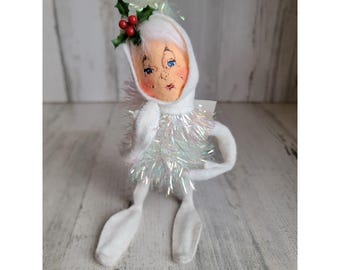 Annalee Frosty elf plush mistletoe xmas figure decor