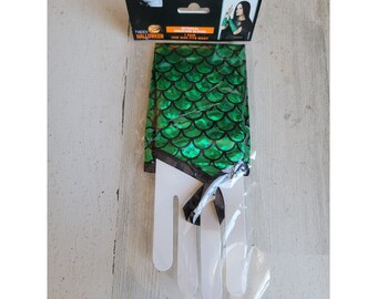 Halloween costume mythical creature gloves mermaid accessories