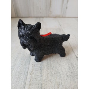 Glitter Scottish terrier ornament puppy dog Xmas unique bling