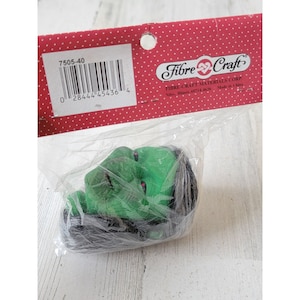 Fibercraft Evill green witch head Halloween pop Decor scary