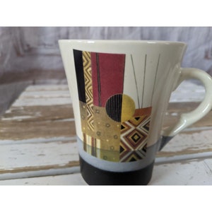 Gryphonware cup mug abstract tea coffee ceramic