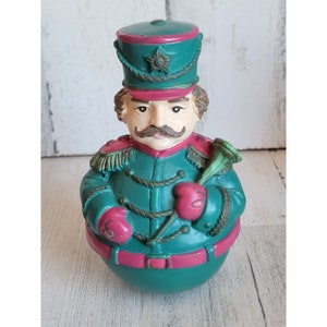 Carlton Cards soldado quebra-nozes figura chifre decoração de casa de natal