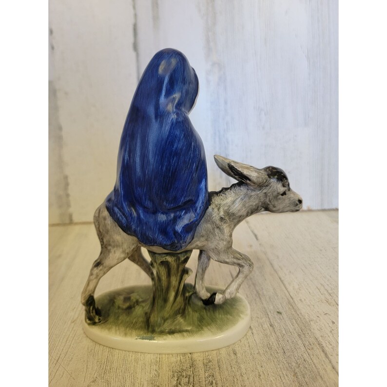 Goebel Flight Into Egypt Mary Jesus Baby Donkey Xmas Figure Etsy Finland