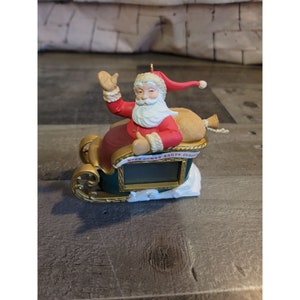 Hallmark here comes santa clause ornament xmas
