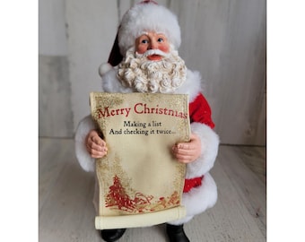 Mögliche Träume werde Sie finden, Santa Clothtique Dept 56 Weihnachten freche schöne Liste
