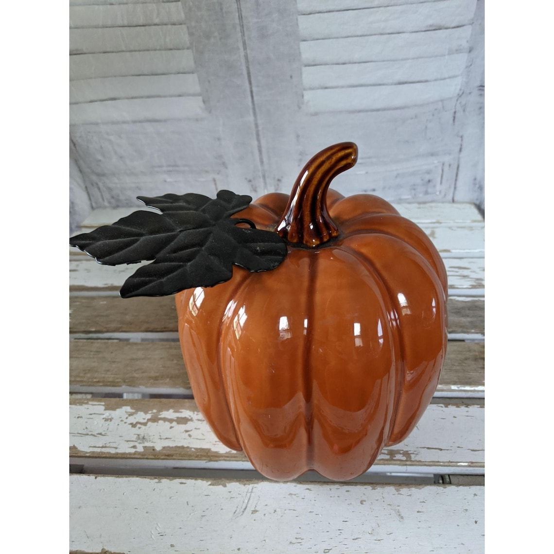Harvest ceramic pumpkin kohls fall Thanksgiving Halloween