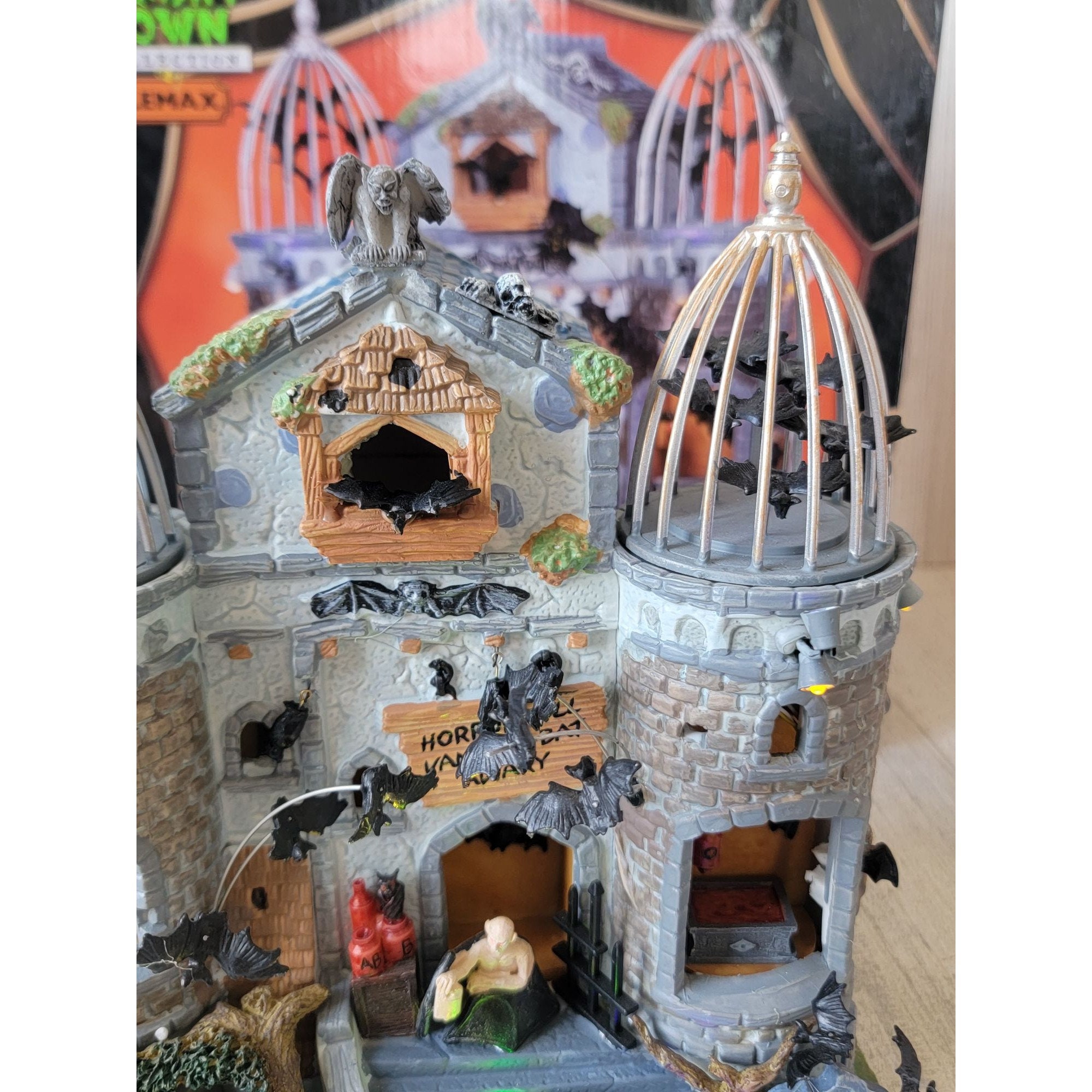 Lemax Vampire Bat Aviary Spooky Town Village Accessory Halloween