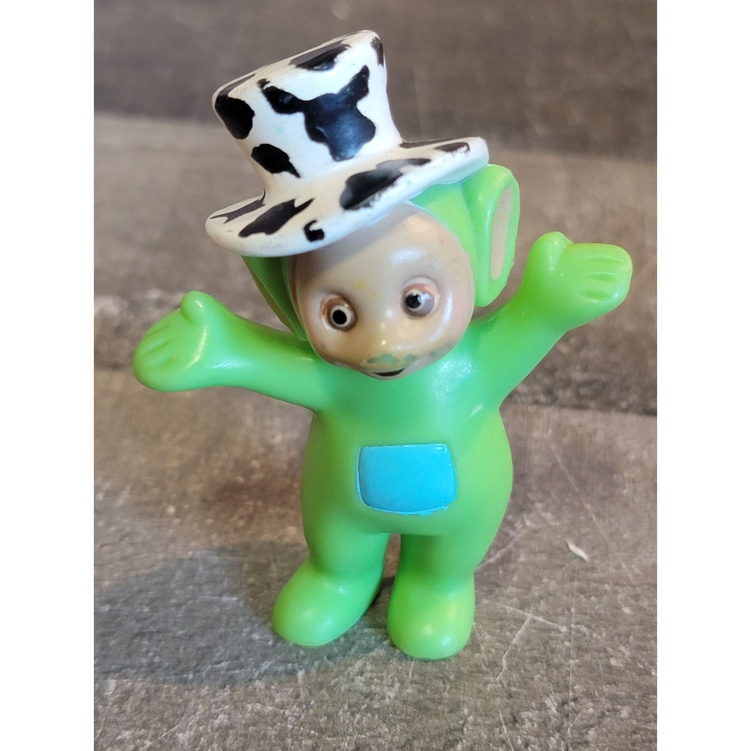 Hasbro Green Dipsy Teletubbies Cow Hat 1998 Toy Figure Etsy