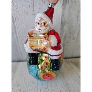 Radko oben der Welt der Weihnachtsmann Weltliste Erde Ornament Weihnachtsbaum