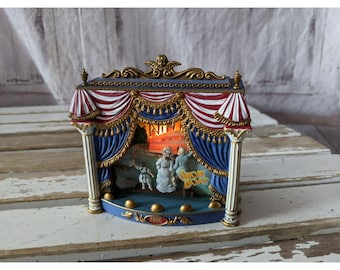 Vintage J Carlton Miniature House #213513 Hand Painted - Etsy Israel