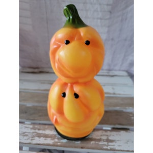 Empire Pumpkin stack pathway light cover blow mold Halloween fall home decor
