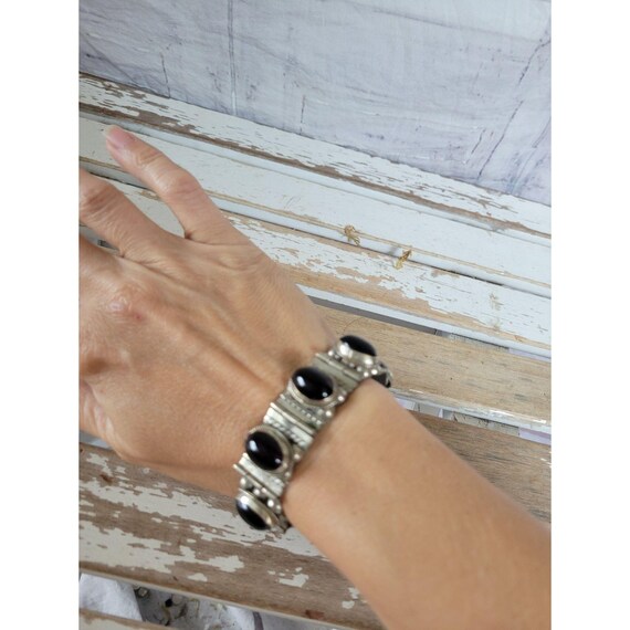 Alpala purple rhinestone women's bracelet wrist v… - image 8
