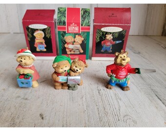 ヴィンテージ：クマのオーナメント - クリスマス兵士のクマ