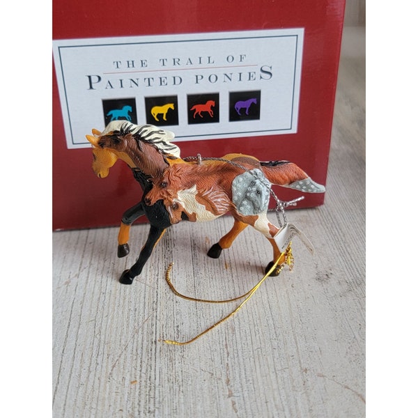 Trail Painted Ponies Year Horse ornament Xmas