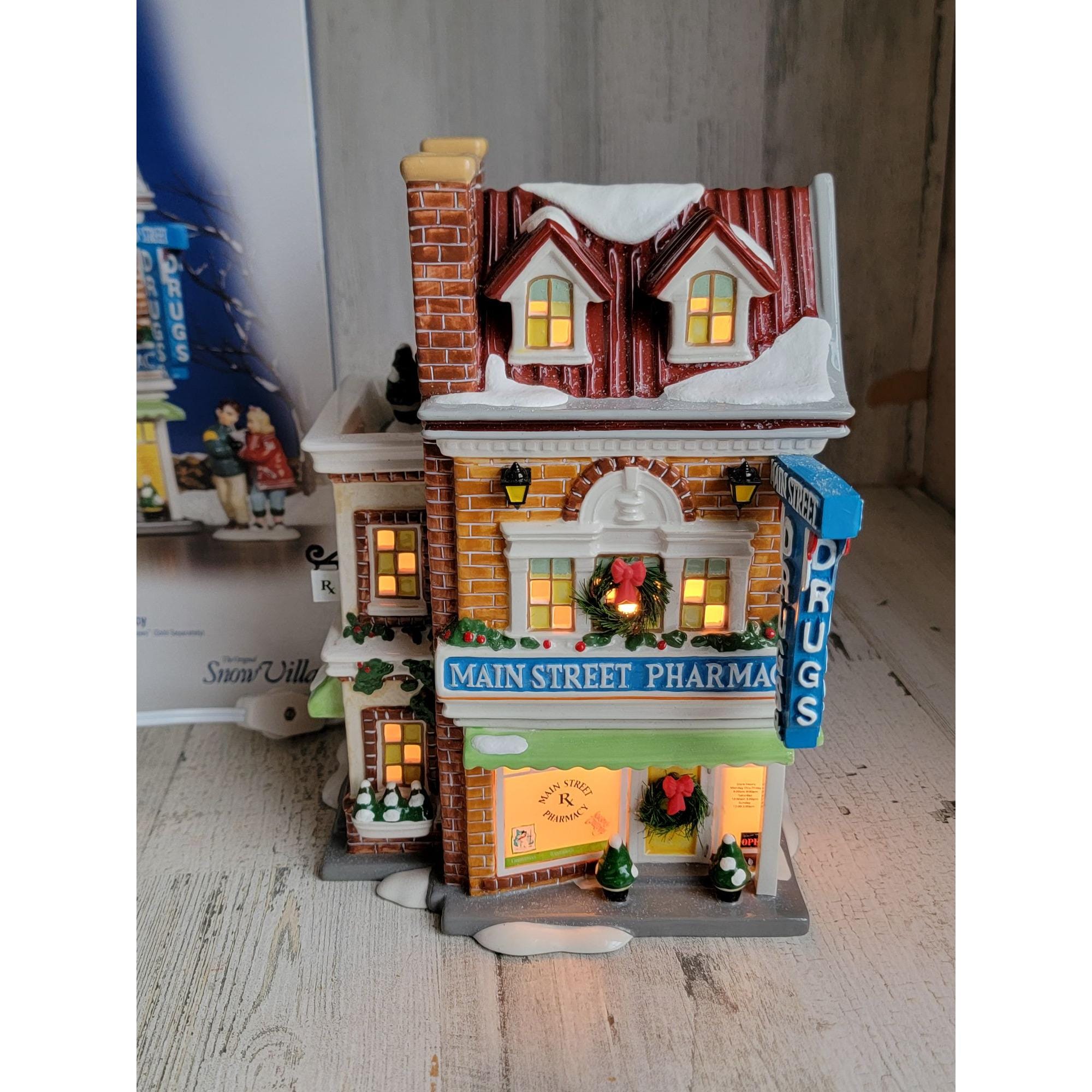 Dept 56 55615 Main Street Pharmacy Snow Village Accessory Xmas - Etsy
