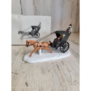 Dept 56 55816 Kings road cab heritage village accessory Xmas