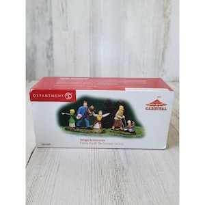 Dept 56 53805 Family Day At The Carnival village accessoire noël