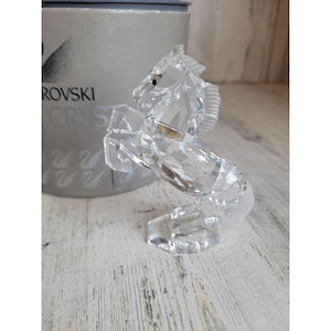 Swarovski rearing horse stallion white 7612 home decor figure collectible