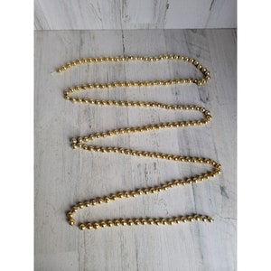 Vintage medium red mercury glass beaded Garland Xmas decor