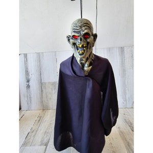 Paper magic zombie hanging Halloween decor mini scary vintage