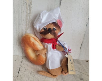 Annalee pastelería francesa croissant chef muñeca vintage Sociedad